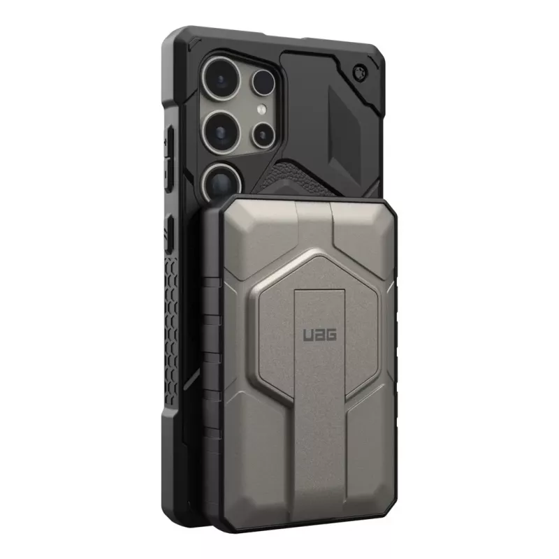 Urban Armor Gear 9B4411114036 išorinė baterija 10000 mAh Belaidis įkrovimas Juoda, Titanas