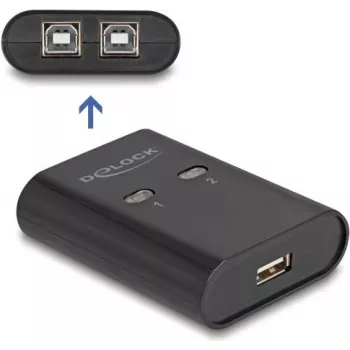 DeLOCK USB 2.0 periferinių įrenginių bendrinimo jungiklis