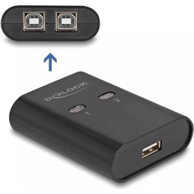 DeLOCK USB 2.0 periferinių įrenginių bendrinimo jungiklis