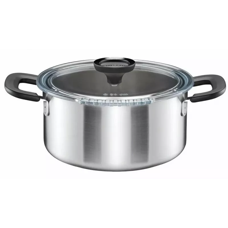 Nerūdijančio plieno puodas Fiskars 1072316, 3 L talpos, su dangčiu