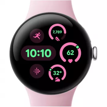 Google Pixel Watch 3 - 41 mm - Aliuminio sidabrinis poliruotas