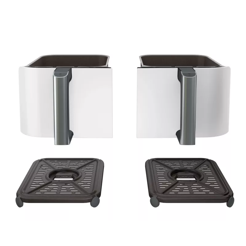 Karšto oro gruzdintuvė Ninja AF400EU Double 9,5 L 2470 W balta, sukamieji ir jutikliniai valdikliai