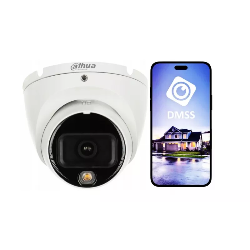 DAHUA IPC-HDW1639T-A-IL-0280B-S6 IP apsaugos kamera — 8 MP, 2,8 mm fiksuotas objektyvas, IR 30 m, IP67, PoE