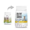 Sausas šunų ėdalas VETEXPERT RAW PALEO Ultra Mini Puppy Turkey 2 kg — sausas trupininis ėdalas, monoproteinas, 30 % baltymų, 14 % riebalų, mažų veislių šuniukams, sveriantiems 2–4,9 kg