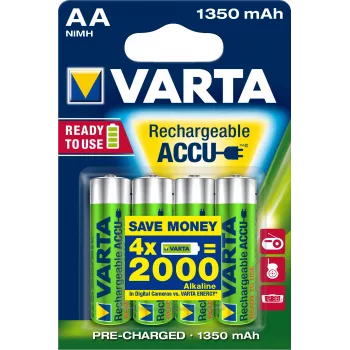 Varta Ready2Use HR06 1350 mAh nikelio-metalo hidrido 1350mAh įkraunama baterija (56746101404)