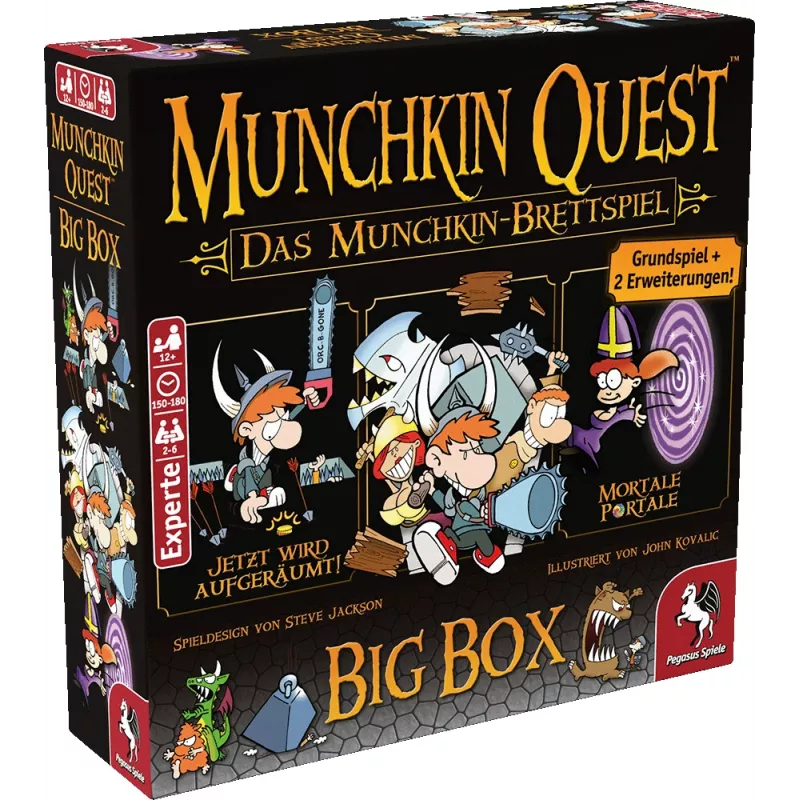 Munchkin Quest Big Box, stalo žaidimas