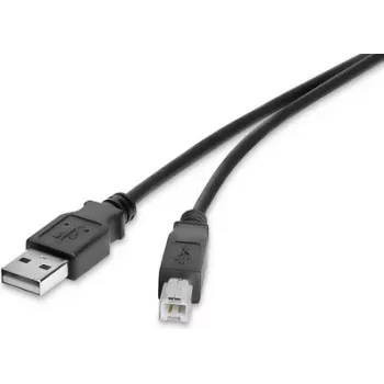 USB laidas Renkforce RF-4463067 0,5m USB A USB B juodas