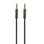 Gembird kabelis CCAP-444-0.75M (Mini Jack M - Mini Jack M, 0,75 m, juoda spalva) garso kabelis 3,5 mm juodas (CCAP-444-0.75M)