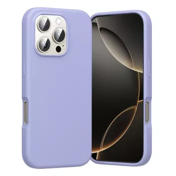 Apsauginis MagSafe dėklas Vention KUHV0-30, skirtas iPhone 16 Pro, alyvinis — su MagSafe suderinamas apsauginis telefono dėklas