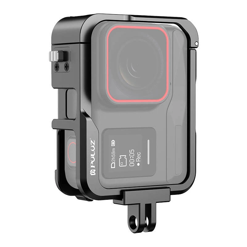 Apsauginis narvelio adapterio rėmas Puluz PU991B, skirtas Insta360 Ace Pro — metalinis, lengvas, patvarus