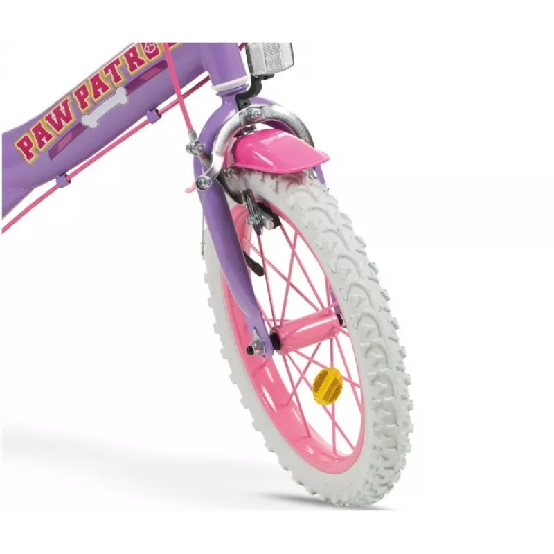 Vaikiškas dviratis 14 Paw Patrol Purple 1480 mergaitėms TOIMSA