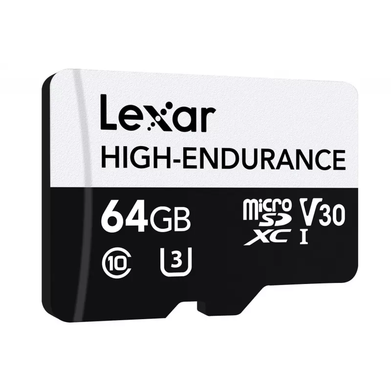 microSD High Endurance kortelė 64GB C10 A1 U1 V30 100/35MB/s