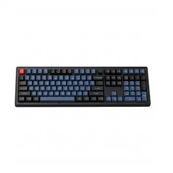Mechaninė klaviatūra Keychron V6 Ultra 8K 100% Bk RGB Red H — pilno dydžio, laidinė, su karštuoju keičiamumu, ANSI išdėstymas