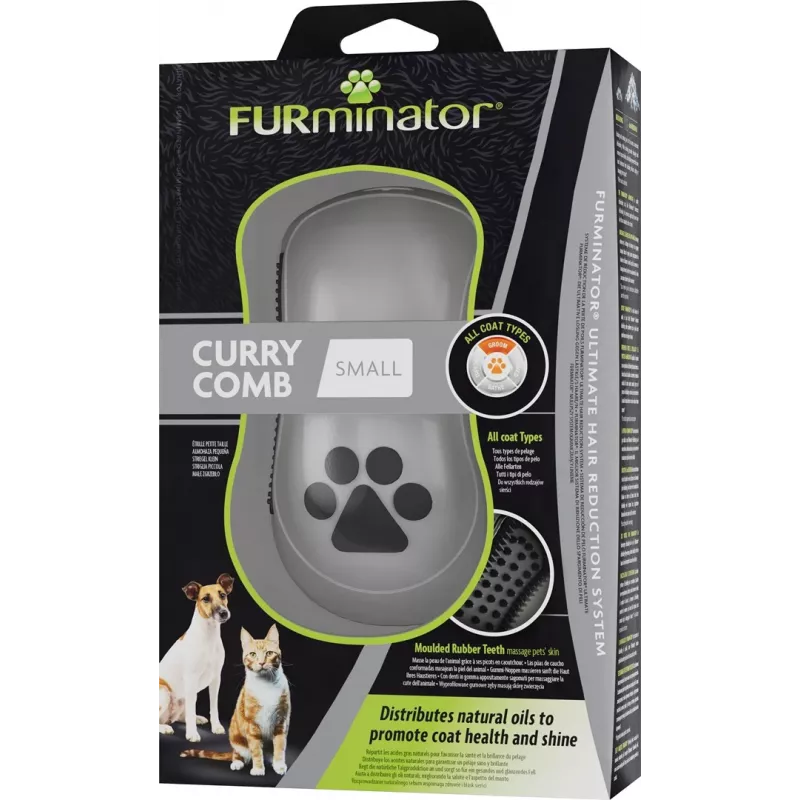 FURminator - guminis šepetys šunims ir katėms - S