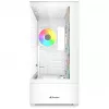 PC korpusas Sharkoon AK6 RGB, ATX, balta