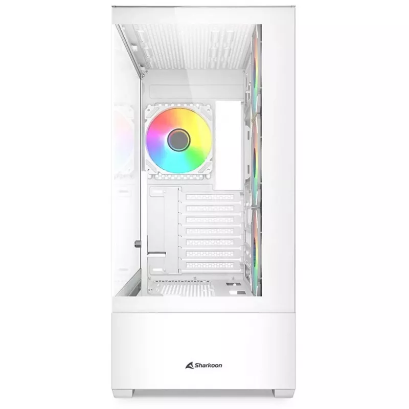 PC korpusas Sharkoon AK6 RGB, ATX, balta