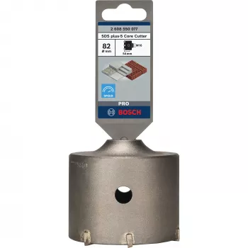 PRO SDS plus-5 šerdinis grąžtas tuščiaviduris, Ø 82mm