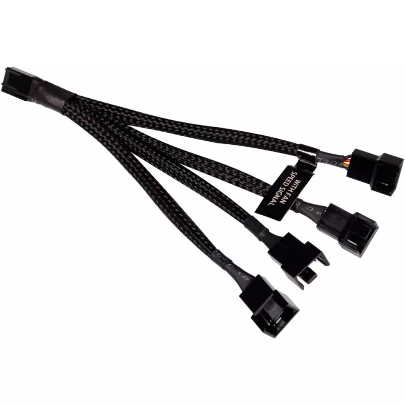 RGB skirstytuvo kabelis Alphacool 18682 juodas plastikinis 150 mm