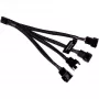 RGB skirstytuvo kabelis Alphacool 18682 juodas plastikinis 150 mm