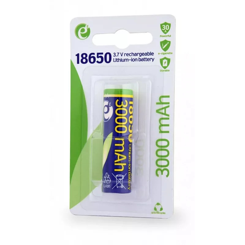 GEMBIRD Ličio jonų baterija, 18650 tipo, 10C, 3000 mAh