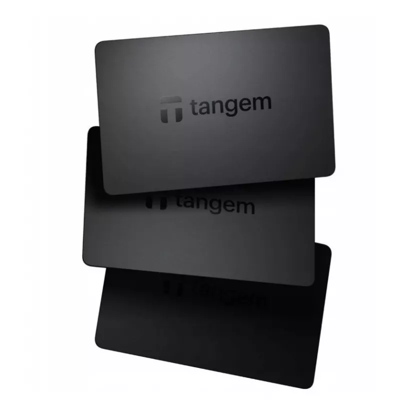 Tangem Wallet kriptovaliutų piniginė - 3 kortelės