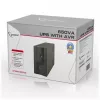 Gembird UPS-PC-652A nepertraukiamo maitinimo šaltinis (UPS) Linijinis-interaktyvus 0,65 kVA 390 W 3 kintamosios srovės lizdai