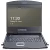 19 colių LCD KVM konsolė DIGITUS DS-72211-5US, 16 prievadų Cat 5, 1366x768, JAV tarptautinė klaviatūra