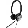 Yealink YHS36 E2 Dual 1308231 ausinės – binauralinės – QD-to-RJ9 – triukšmo slopinimo – HD-Wideband – odinės ausų pagalvėlės – juodos