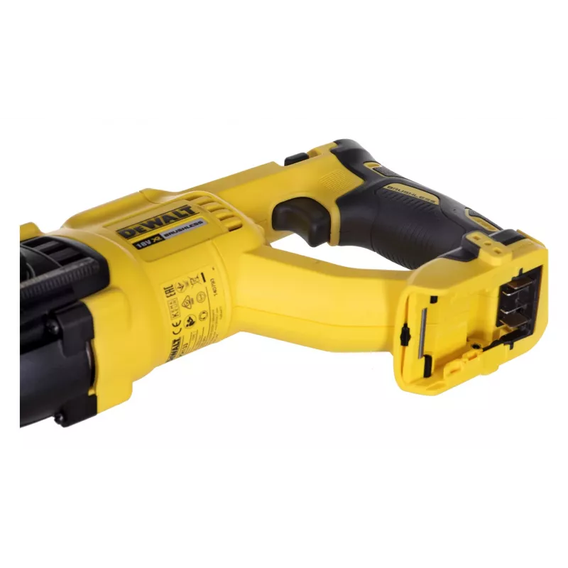 Rotacinis plaktukas DeWalt DCH133N-XJ, belaidis 18 V, 5 Ah baterija, SDS‑Plus, 2,6 J smūgio energija, 26 mm betono gręžimas