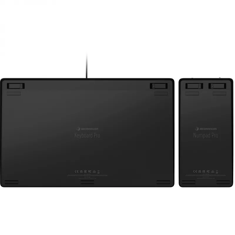 3Dconnexion Keyboard Pro su skaitmeniniu klavišų bloku - klaviatūra ir skaitmeninis klavišų blokas QWERTZ