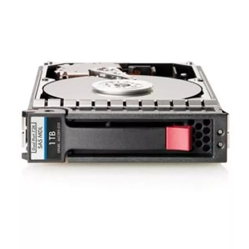 Vidinis kietasis diskas HPE 1TB 3G SAS 7,2K aps./min. LFF (3,5 colio) dviejų prievadų Midline 16 MB