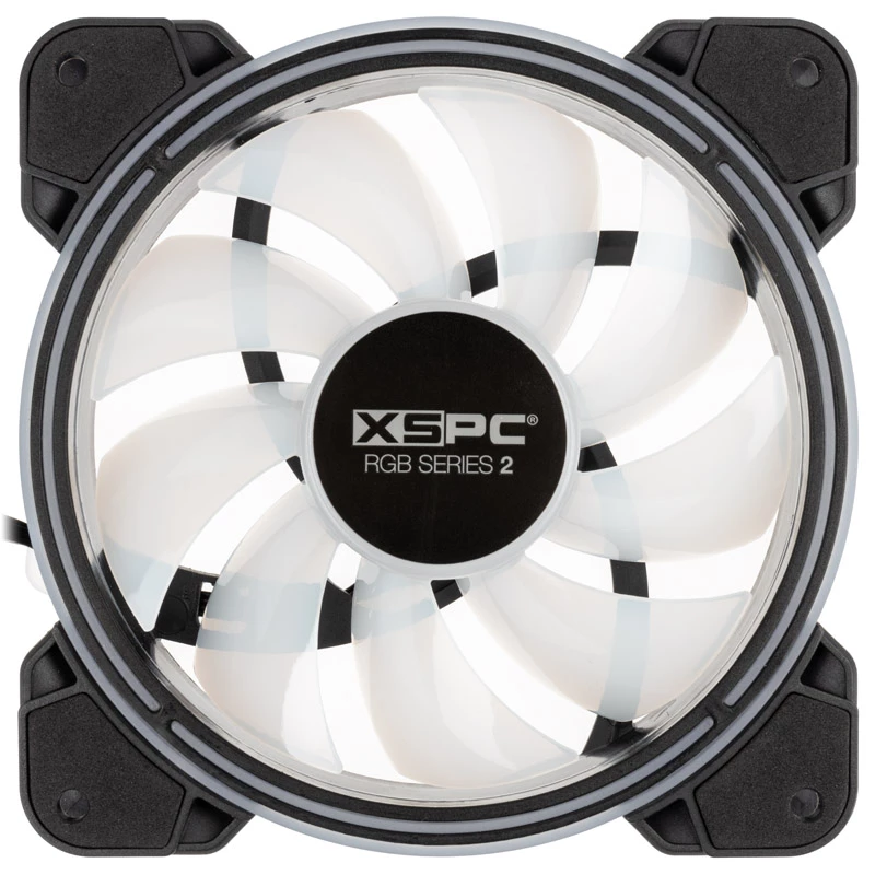 XSPC 120 mm ARGB PWM kompiuterio ventiliatorius, RGB serija 2, 120 mm
