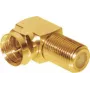 F-jungties adapteris ShiverPeaks 85210-G, auksuotas koaksialinės jungties adapteris