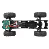 RC vikšrinis modelis Amewi Mini‑D90 4WD 1:16 RTR nuotoliniu būdu valdomas bekelės modelis, 4 varantieji ratai, mastelis 1:16