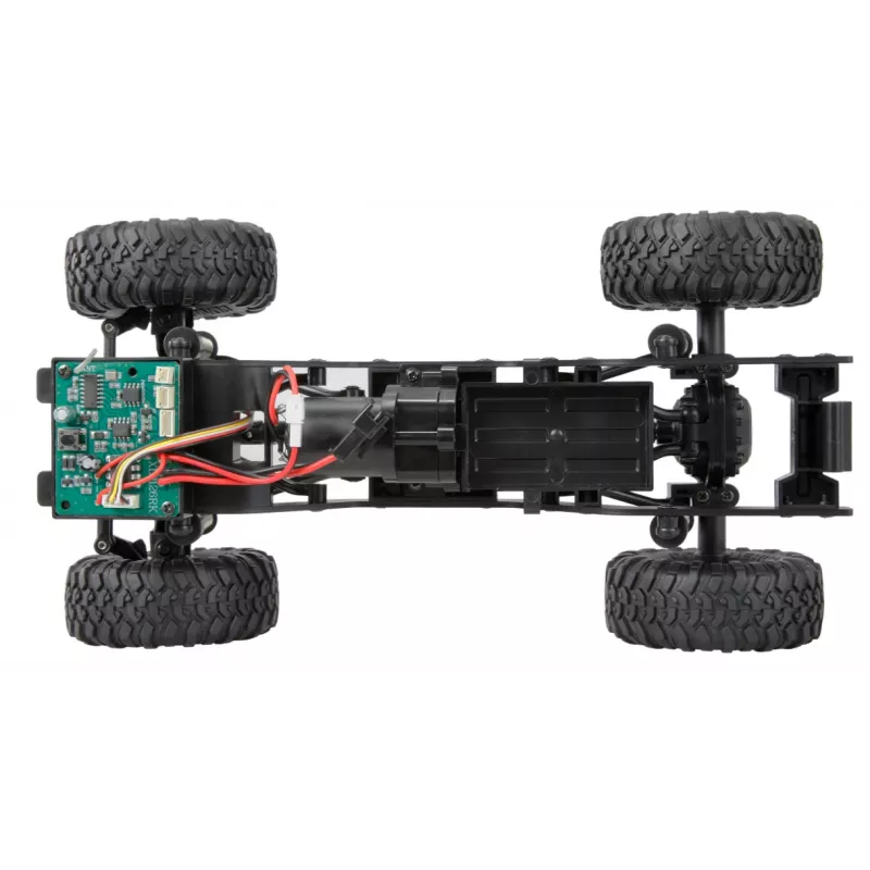 RC vikšrinis modelis Amewi Mini‑D90 4WD 1:16 RTR nuotoliniu būdu valdomas bekelės modelis, 4 varantieji ratai, mastelis 1:16