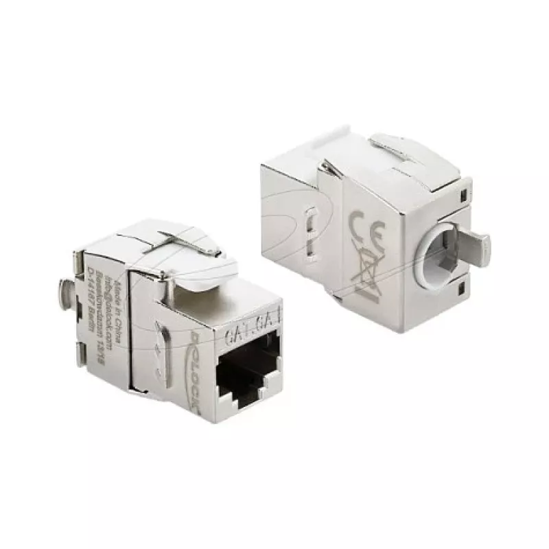 Keystone modulis RJ45 Cat.6A be įrankių, DELOCK 90990, mėlynas