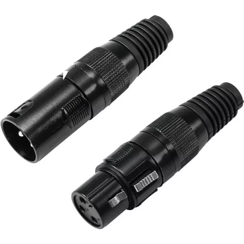 3 kontaktų XLR jungtis Omnitronic 30200097 — audio signalo jungtis (kištukas/lizdas)