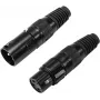 3 kontaktų XLR jungtis Omnitronic 30200097 — audio signalo jungtis (kištukas/lizdas)