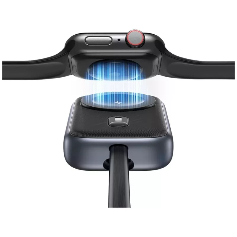 Išorinė baterija USAMS CD245SBWXC02 1200mAh, skirta Apple Watch — nešiojamas įkroviklis