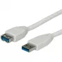 USB 3.0 laidas VALUE A - A M/F 0.8 m