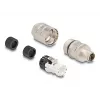 Laidinė jungtis DeLOCK 86032 M12 LSA 2cm sidabrinė