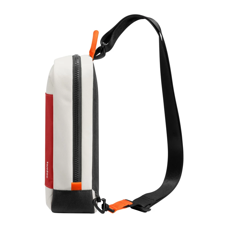 Nešiojimo dėklas Tomtoc GameOn-G49, skirtas Nintendo Switch 2, raudonas