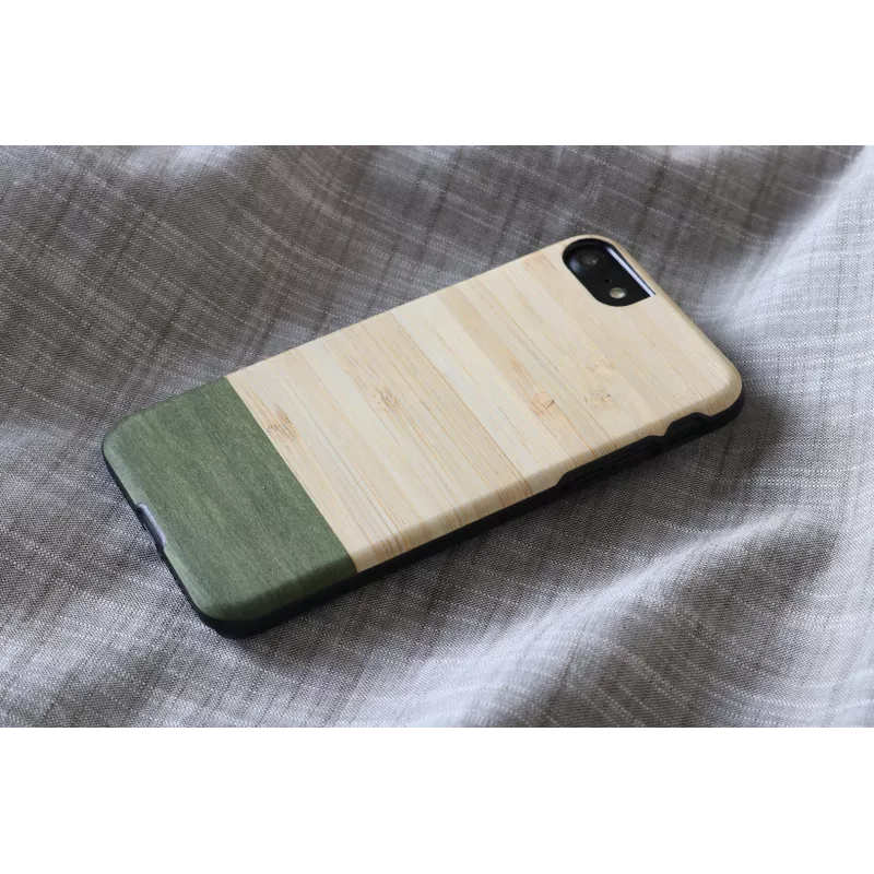 man and wood telefono dėklas, skirtas iPhone 7/8 – bambuko miško juoda
