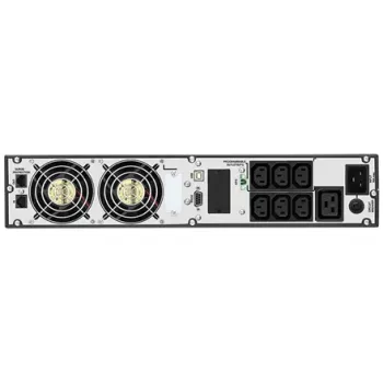 Rack UPS fsp/fortron CHAMP 3K RACK — 3000 VA, 2400 W, 110–300 V, ±1% batt. režime, 4 AC lizdai, USB