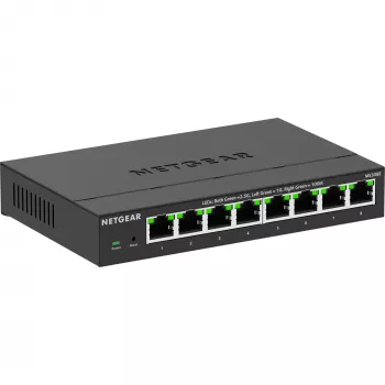 NETGEAR MS308E Nevaldomas 2.5G Ethernet (100/1000/2500) Juodas