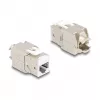 DeLOCK 88119 keystone modulis Plokščias Baltas RJ-45 10 vnt.