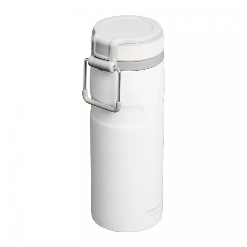 Termo butelis STANLEY Iceflow Daily usage 470 ml, nerūdijantis plienas, atverčiamas dangtelis, baltas