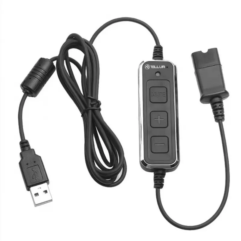 Ausinės Tellur Voice 510N Monofoninės USB Juodos