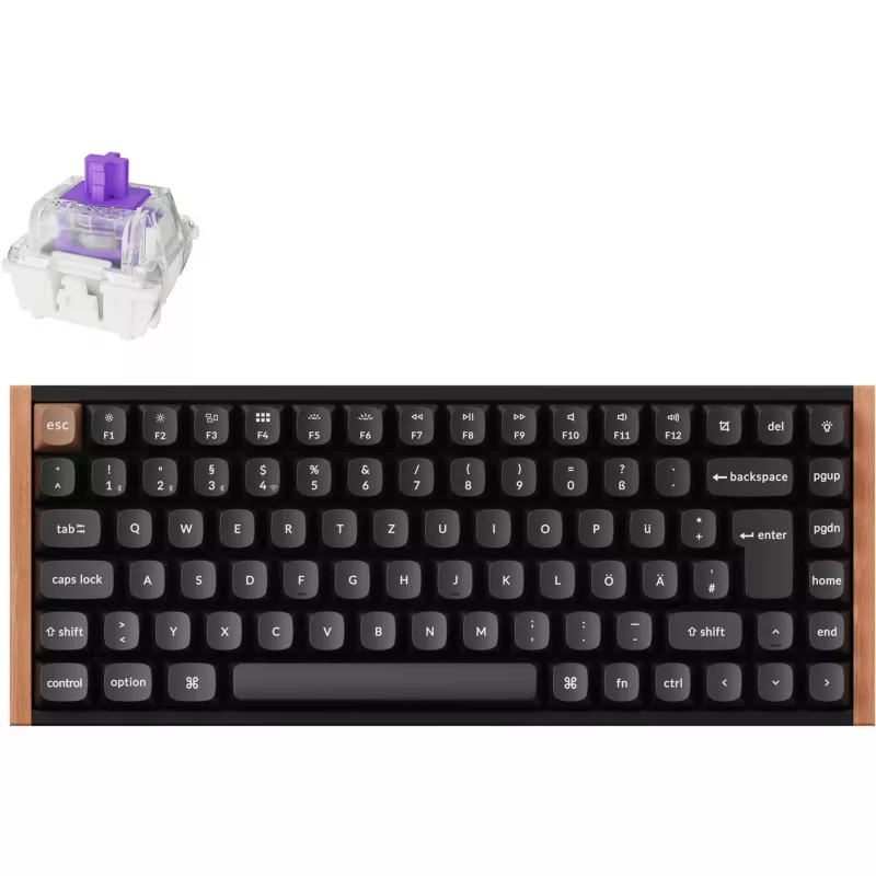 Keychron K2H-F1-DE juoda