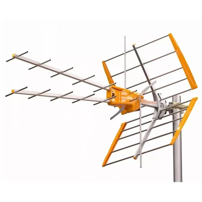 Televizijos antena TELEVES V+ MIX DVB-T2 U/V REF.149011 su stiprintuvu
